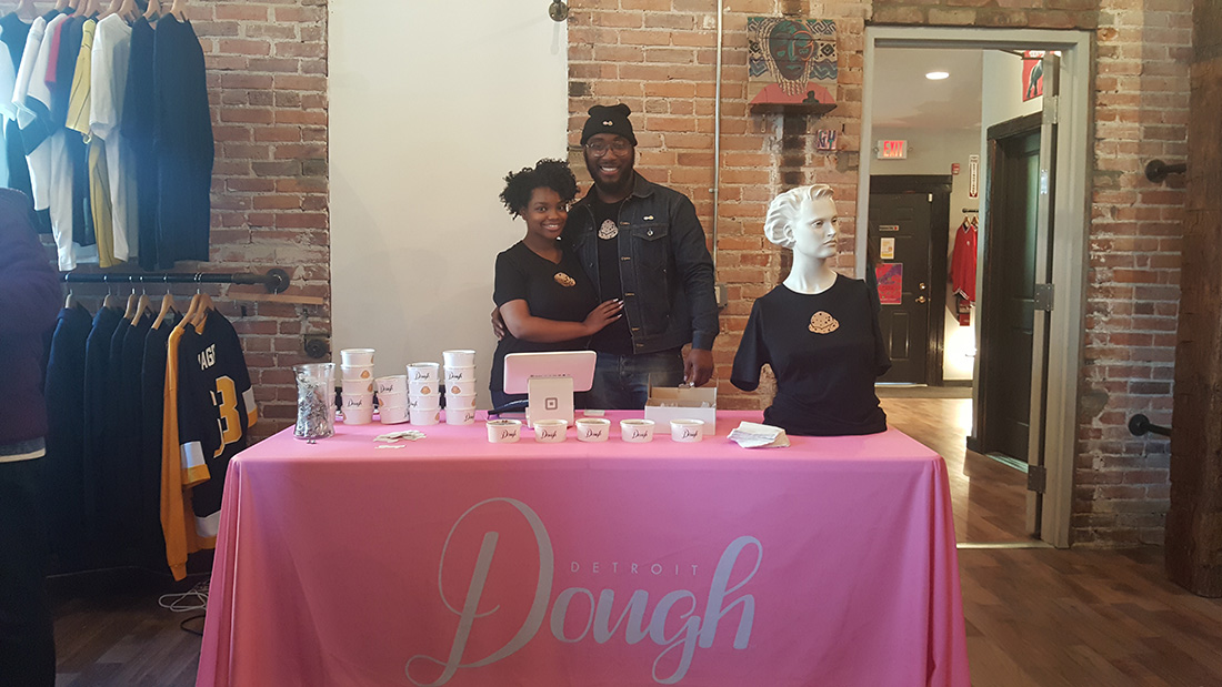 Detroit Dough pop-up at Detroit Clothing Circle.