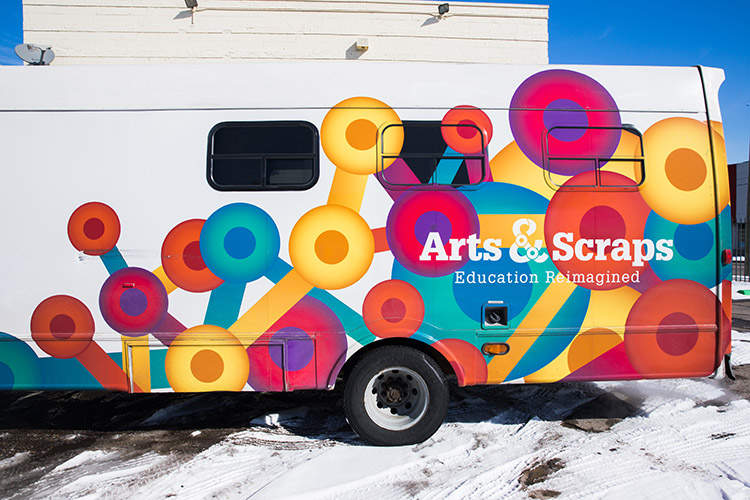 The Arts & Scraps truck
