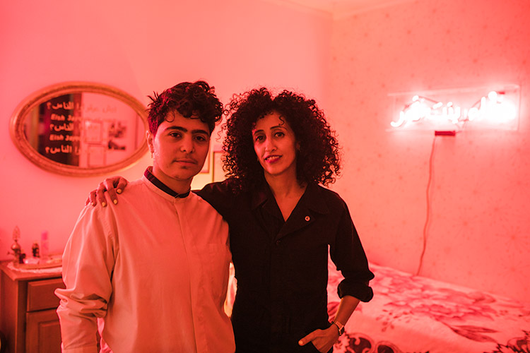 Noura Ballout (left) and Yasmine Diaz (right)